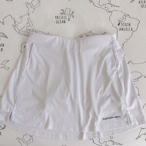 Peak Performance white skort